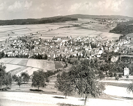 Ortsansicht von Brandoberndorf, 1968