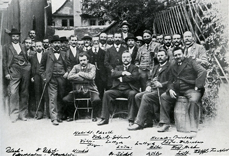 Versammlung des Hessischen Bauernbunds in Gießen, 1900