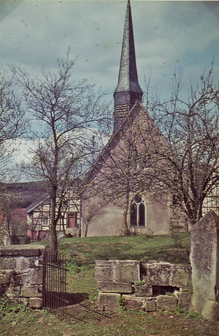 Die alte Kirche in Hattenbach, 1967