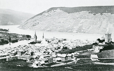 Bingen und der Rheingau mit Niederwald, 1879