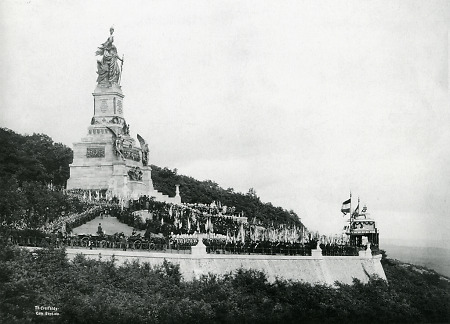 Die Einweihung des Niederwalddenkmals am 28. Sept. 1883, undatiert