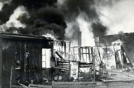 Brand in Flüchtlings- und Vetriebenen-Baracken, 1951
