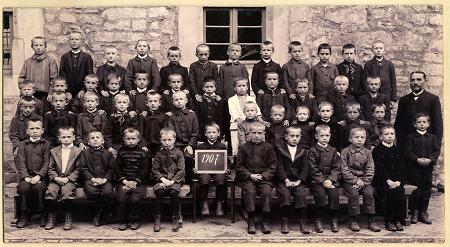 Schulklasse in Fritzlar, 1907