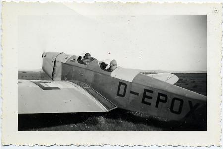 Flugzeug in Fritzlar, 1935