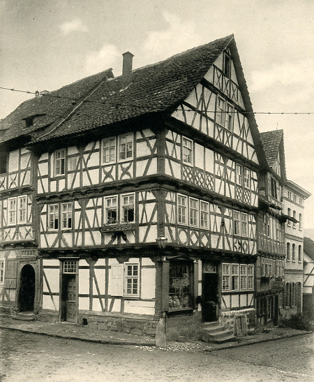 Das Haus Södergasse Nr. 11 in Allendorf an der Werra, vor 1891