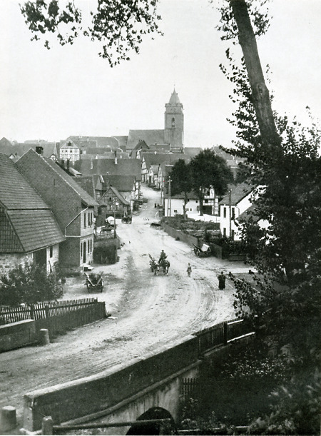 Blick auf Wolfhagen, vor 1930
