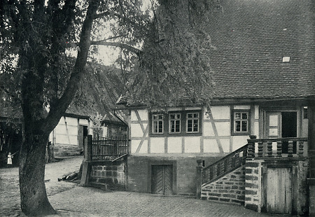 Ober-Sensbach im Odenwald, Altes Rathaus, vor 1930