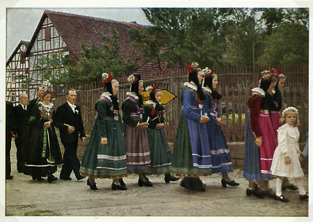 Katholische Tracht, Schröck, um 1964
