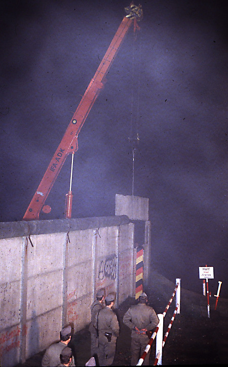 Die Öffnung der Mauer an der Werrabrücke bei Philippsthal, 11.-12. November 1989
