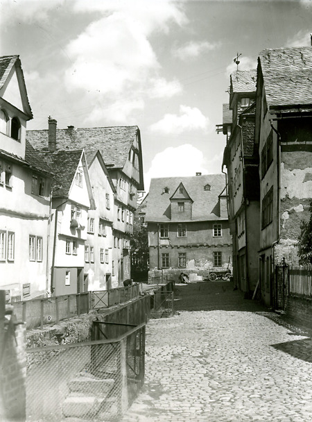 Straße „Auf der Mühlbach“ in Herborn, 1928
