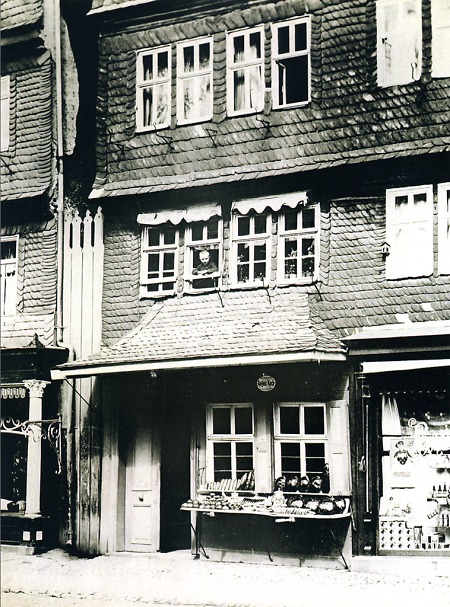 Bäckerladen in Herborn, um 1910