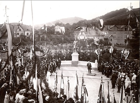 Einweihung des Kaiser-Wilhelm-Denkmals in Herborn, 1903