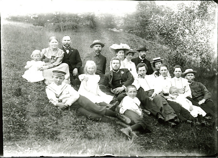 Bürgerliche Familie aus Herborn, um 1900