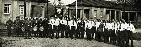 Der SA-Sturm 1/83 auf dem Gau-Parteitag in Kassel, 1930