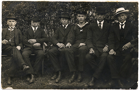 Sechs junge Männer aus Wommelshausen, 27.-28. Mai 1917