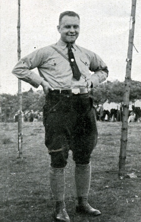 Jacob Klostermann auf dem Hoherodskopf, Juni 1932