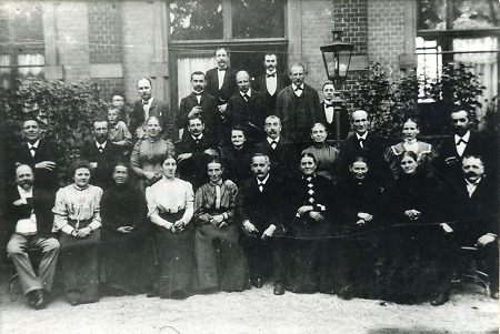 Gruppenfoto in Bensheim, 1905