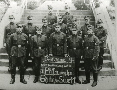 Wehrmacht im Konvikt in Bensheim, um 1939