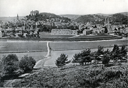 Blick auf Marburg vom Ortenberg, um 1875