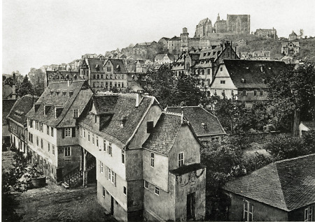 Blick von der Elisabethkriche aus, um 1875