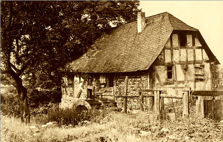 Die alte Walkmühle bei Herborn, um 1925?