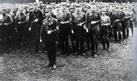Frankfurter SA auf dem Reichsparteitag in Nürnberg, 1927