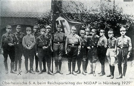 Oberhessische SA beim Reichsparteitag Nürnberg, 1929