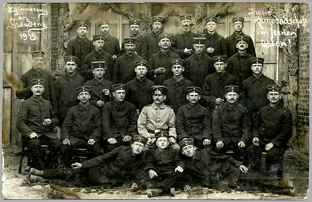 Reichswehr-Rekruten in leichter Uniform, 1915