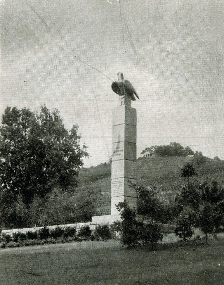 Mahnmal zum 9. November im Kurpark Bensheim, 1933-1945