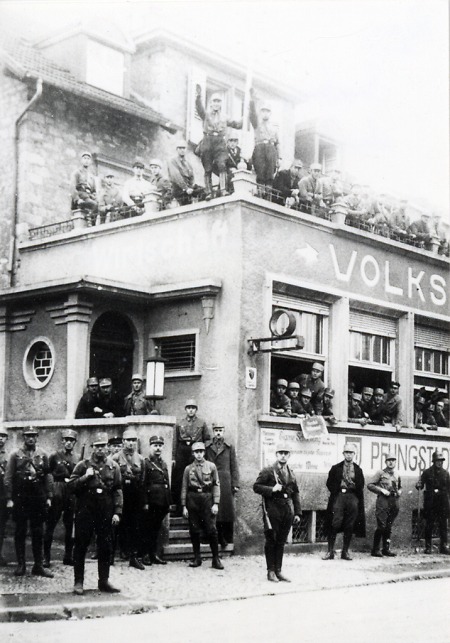 Besetzung des Volkshauses in Bensheim durch die SA, 2. Mai 1933