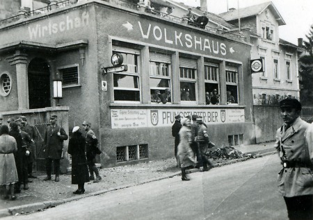 Besetzung und Verwüstung des Volkshauses Bensheim durch die SA, 2. Mai 1933
