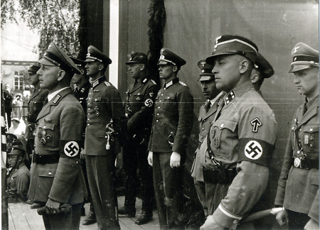 Parteiprominenz beim NSDAP-Kreistag 1938 in Bensheim, 19. Juni 1938