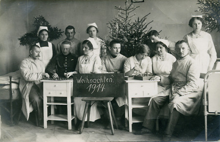 Weihnachten im Lazarett Bensheim, 25. Dezember 1914