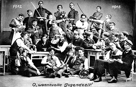 Die Kandidaten des Eschweger Lehrerseminars, 1915