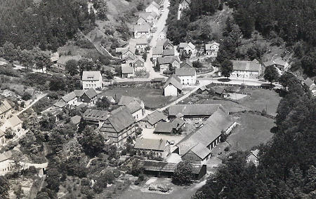 Luftaufnahme von Thalitter, vor 1970