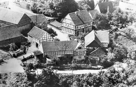 Luftbild von Obernburger Höfen, 1963
