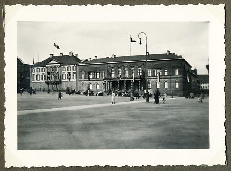 Friedrichsplatz in Kassel, Ecke Königsstraße, 1933