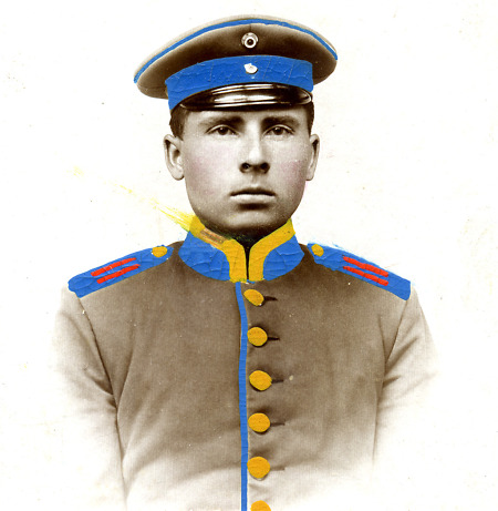 Junger Mann aus Schrecksbach als Soldat in Kassel, 1897-1899