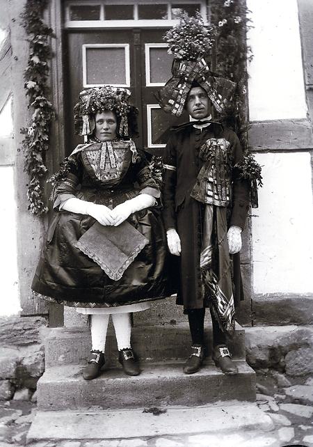 Brautpaar in Holzburg, 1926
