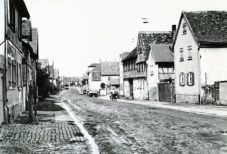 Die Südliche Hauptstraße in Büdesheim, 1950-1959