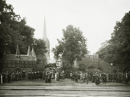Festspiel zum 700-jährigen Stadtjubiläum Frankenbergs, 1947