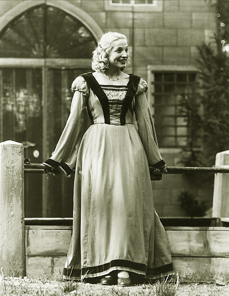Die Frankenberger Schauspielerin Ruth Himmelmann (1926–1975), um 1950