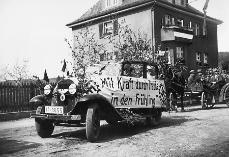 Nationalsozialistische 1. Maifeier in Frankenberg, späte 1930er Jahre