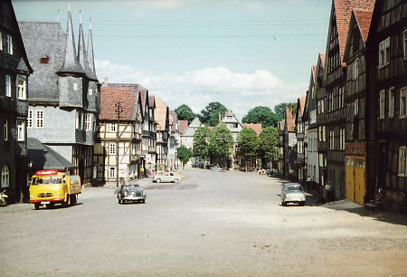 Der Frankenberger Obermarkt, um 1960
