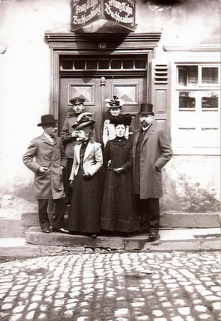Verlegerfamilie Kahm aus Frankenberg, um 1910