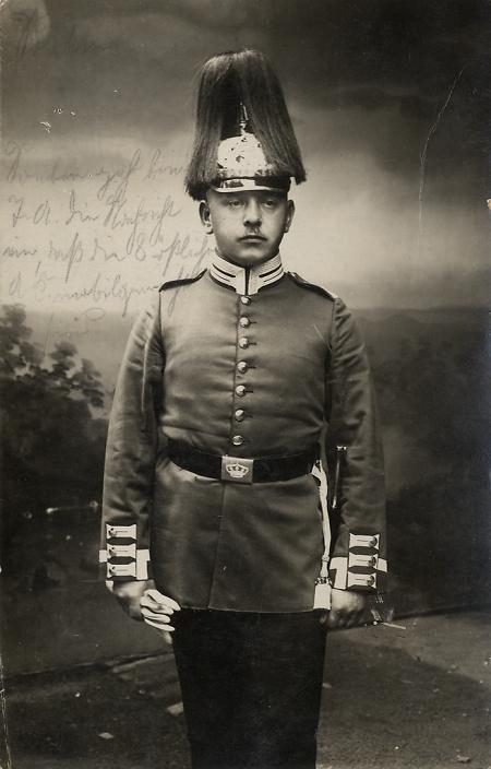 Hessischer Soldat des Deutschen Heeres, vor 1919