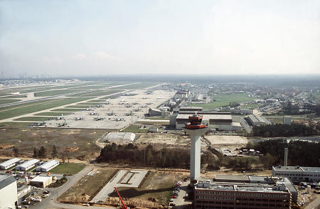 Frankfurter Flughafen, um 1980-1990