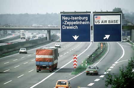 Autobahn bei Frankfurt, 1. Juni 1988