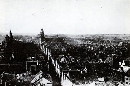 Kassel vom Zwehrenturm aus, vor 1889