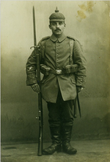 Soldat aus Haubern, um 1917